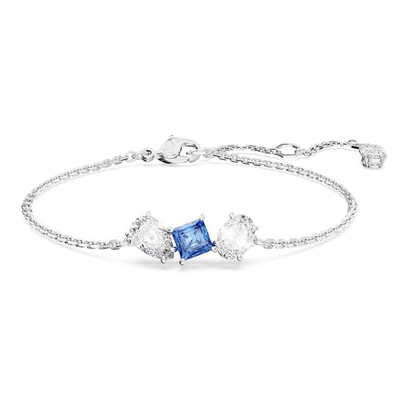 SWAROVSKI - Pulsera Swarovski Mesmera Tallas Mixtas Azul Baño De Rodio 5668359_.