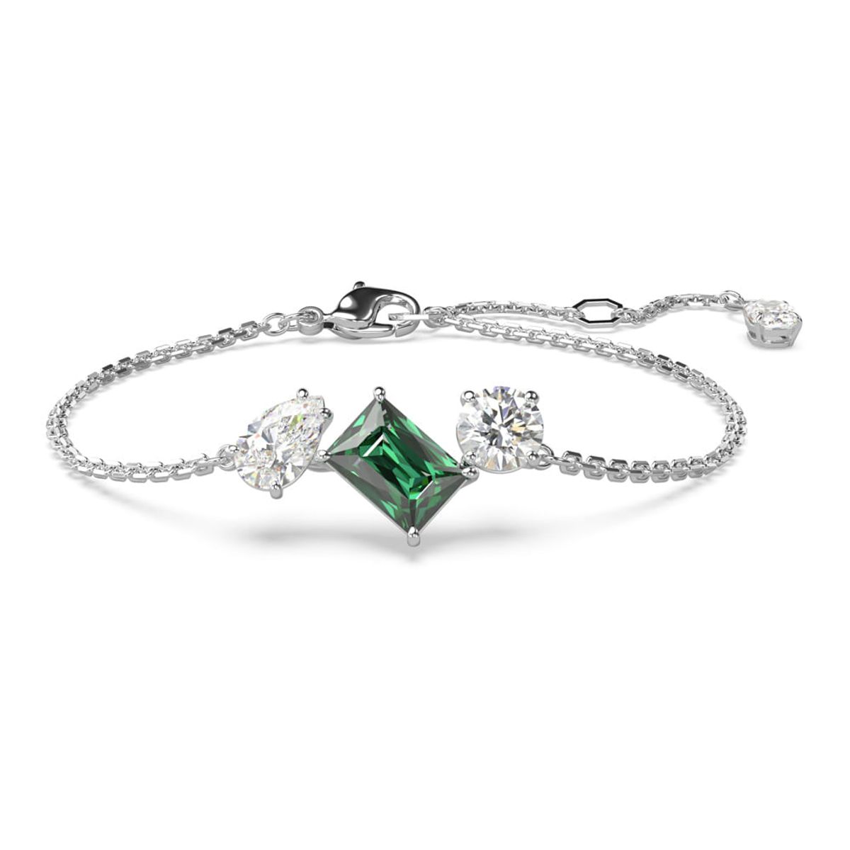 SWAROVSKI - Pulsera Swarovski Mesmera Tallas Mixtas Verde Baño De Rodio 5668360