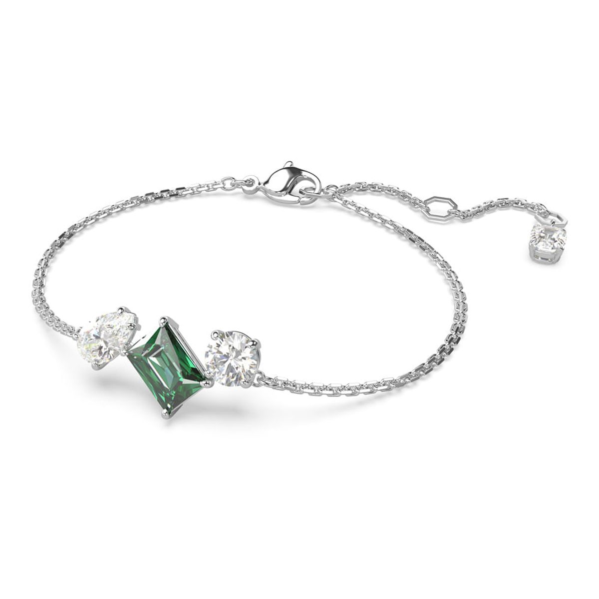 SWAROVSKI - Pulsera Swarovski Mesmera Tallas Mixtas Verde Baño De Rodio 5668360