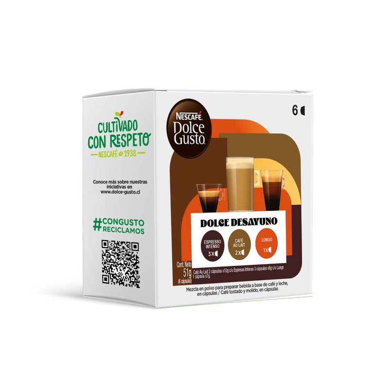 DOLCE GUSTO - Café en Cápsulas Nescafé Dolce Gusto Mix Variedades