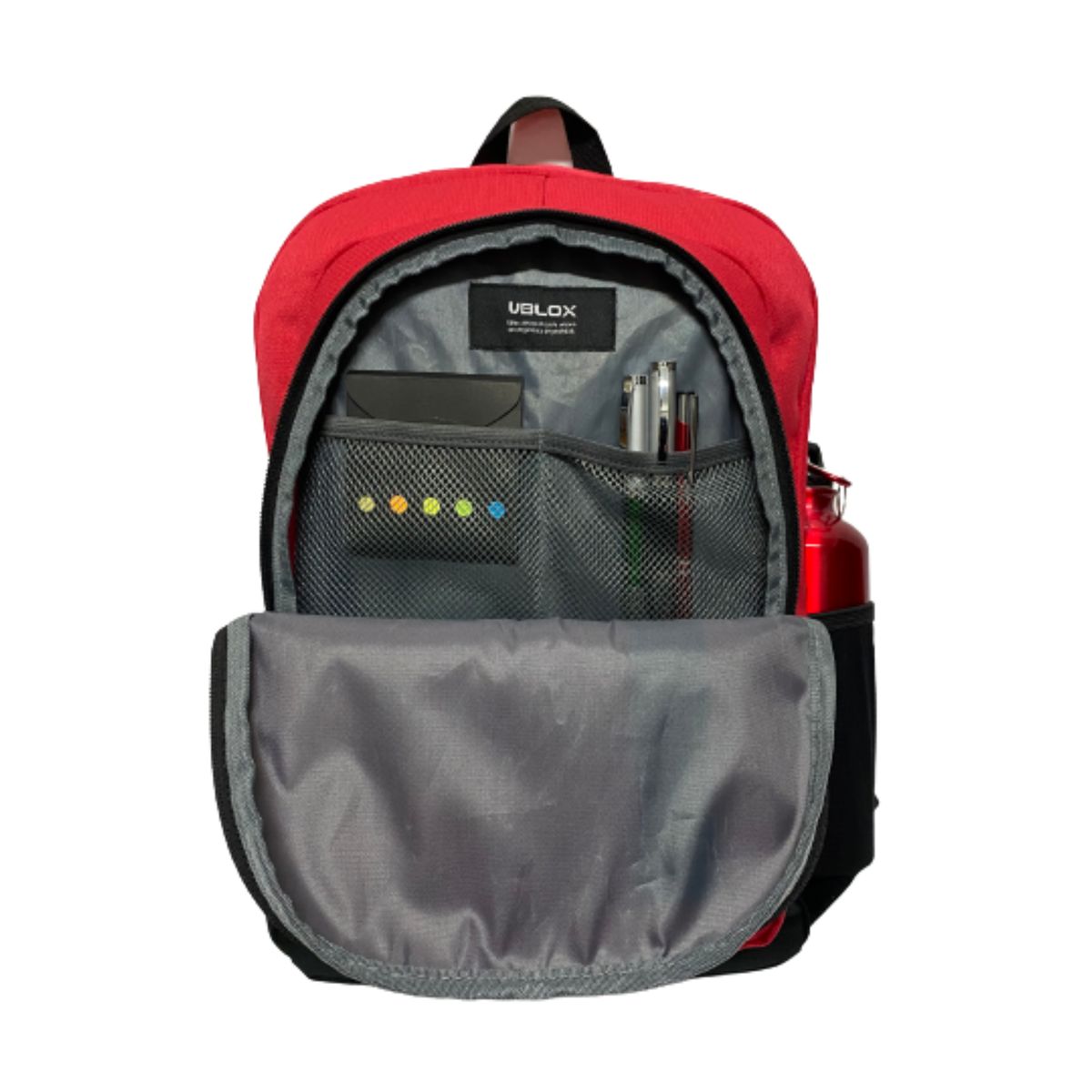 GENERICO - Mochila UBLOX Ventura 15.6" Roja - 22 Lt