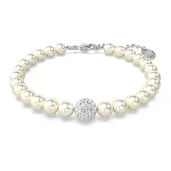 SWAROVSKI - Pulsera Remix Collection Blanco Baño De Rodio 5669529_.