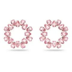 SWAROVSKI - Pendientes De Aro Millenia Cristales De Talla Rosa 5614932