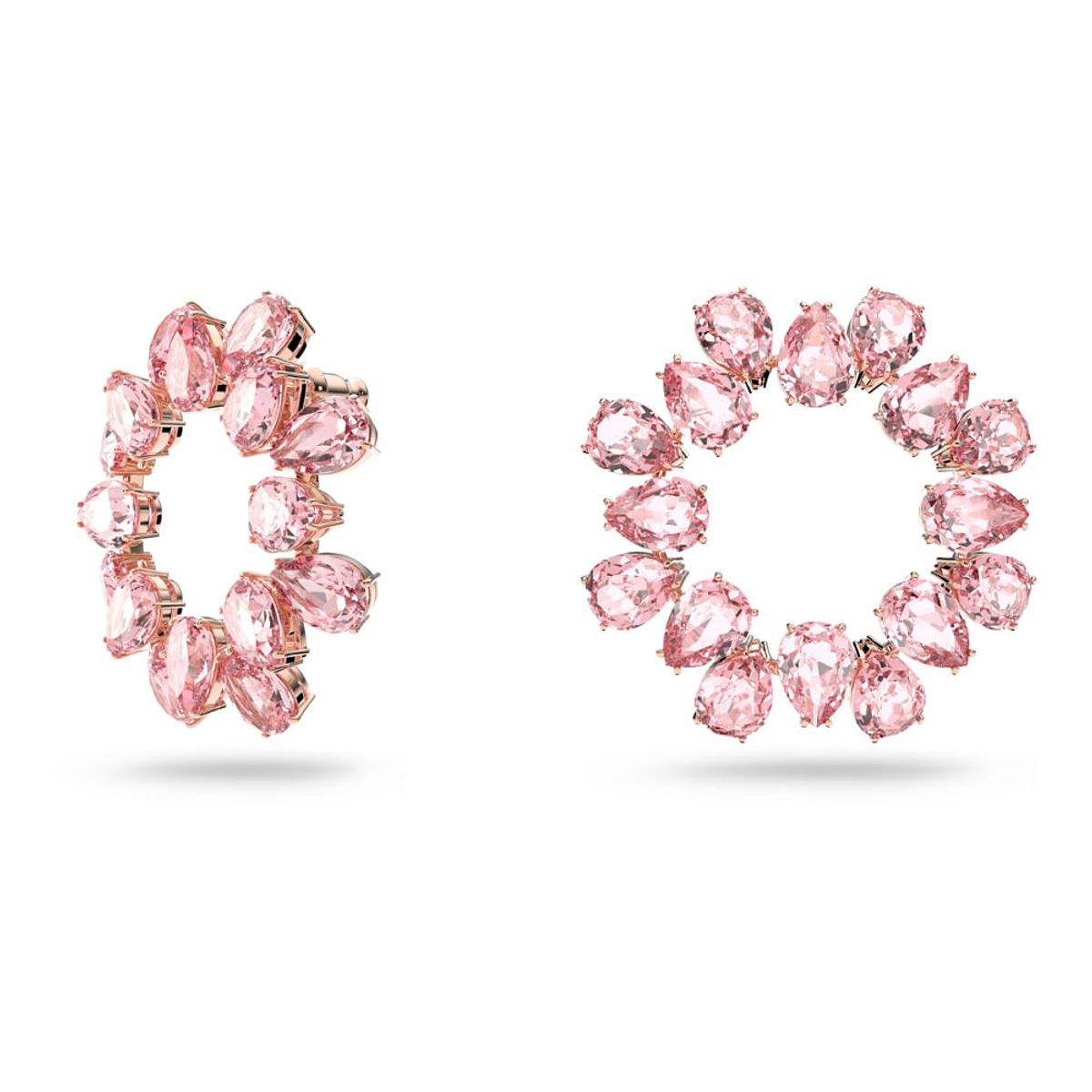SWAROVSKI - Pendientes Swarovski De Aro Millenia Cristales De Talla Rosa 5614932