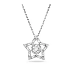 SWAROVSKI - Colgante Stella Blanco Baño De Rodio Joya Original 5617919