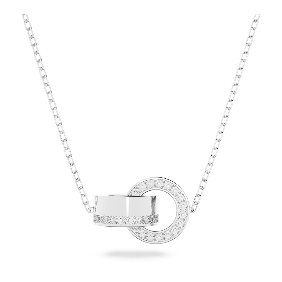 SWAROVSKI - Colgante Swarovski Hollow Pequeño Blanco Baño De Rodio 5636497