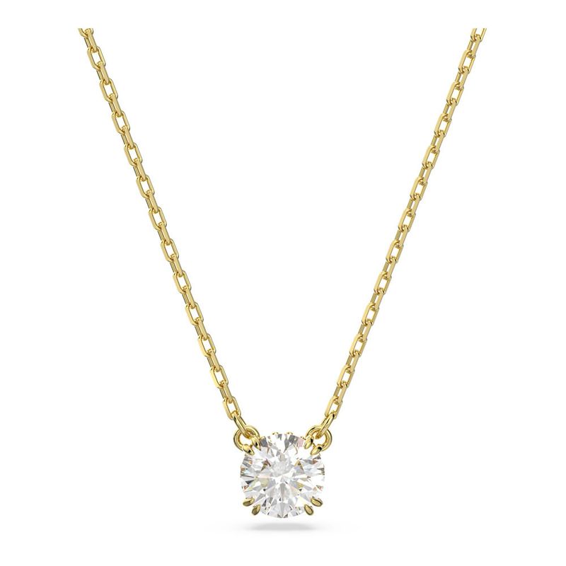 SWAROVSKI - Colgante Swarovski Constella Talla Redonda Blanco Baño Oro 5636703