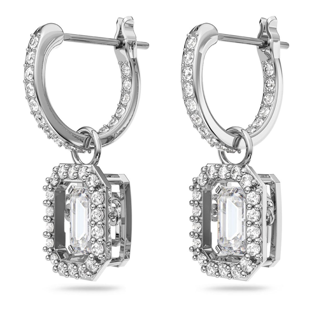 SWAROVSKI - Pendientes Swarovski Millenia Talla Octogonal Blancos Rodio 5638495