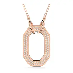 SWAROVSKI - Colgante Dextera Octogonal Pavé Blanco Baño Rosa 5642389
