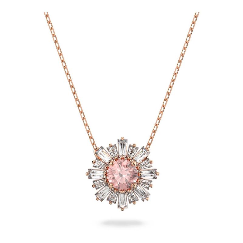 SWAROVSKI - Colgante Swarovski Sunshine Rosa Baño Tono Oro Rosa 5642961