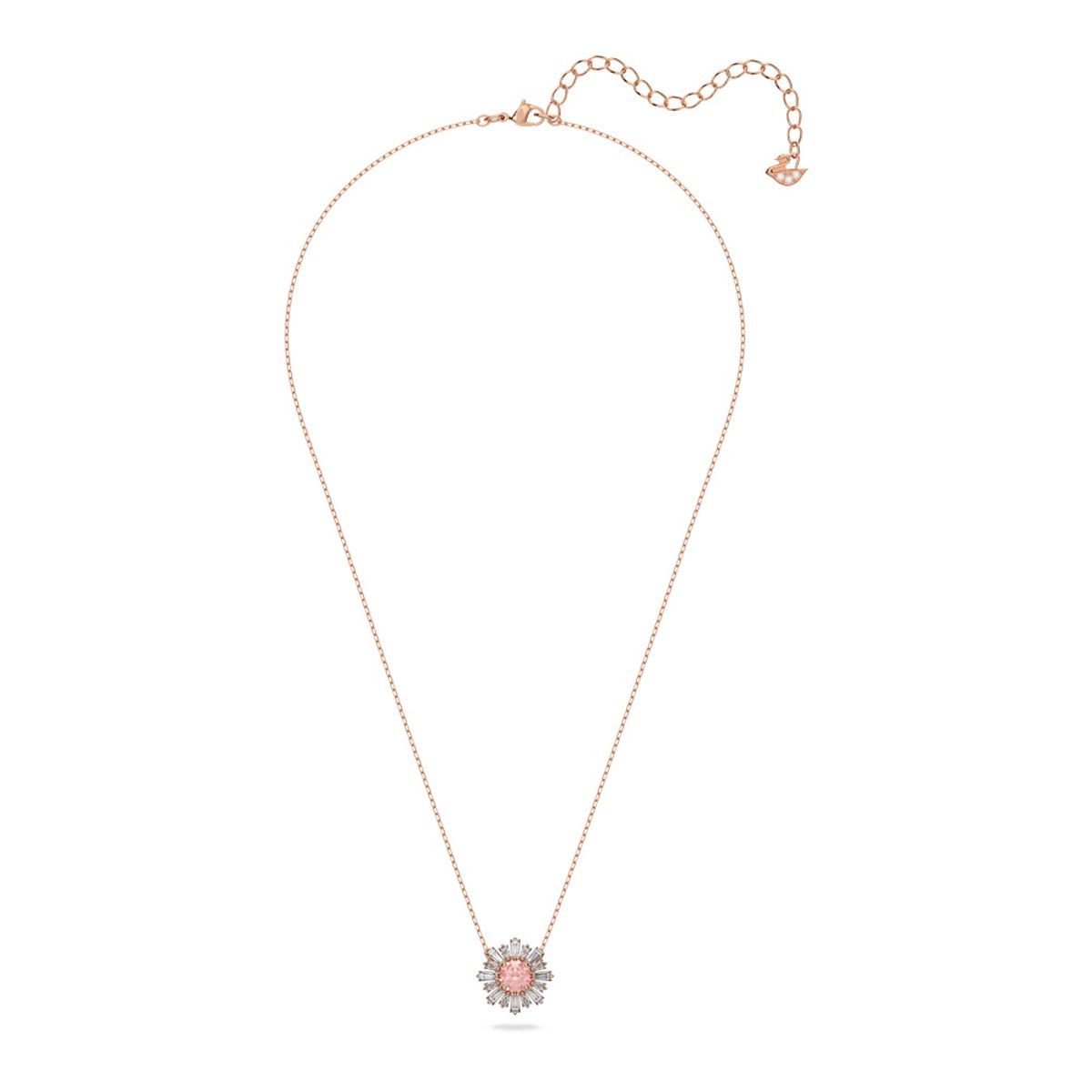 SWAROVSKI - Colgante Swarovski Sunshine Rosa Baño Tono Oro Rosa 5642961