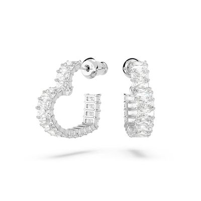 Imagen 2 del producto Pendientes De Aro Matrix Corazón Pequeños Rodio 5653170