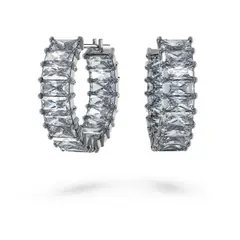 SWAROVSKI - Pendientes De Aro Matrix Talla Baguette Rutenio 5658650