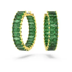 SWAROVSKI - Pendientes De Aro Matrix Talla Baguette Oro 5658651