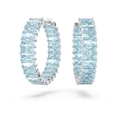 SWAROVSKI - Pendientes De Aro Matrix Talla Baguette Rodio 5659037