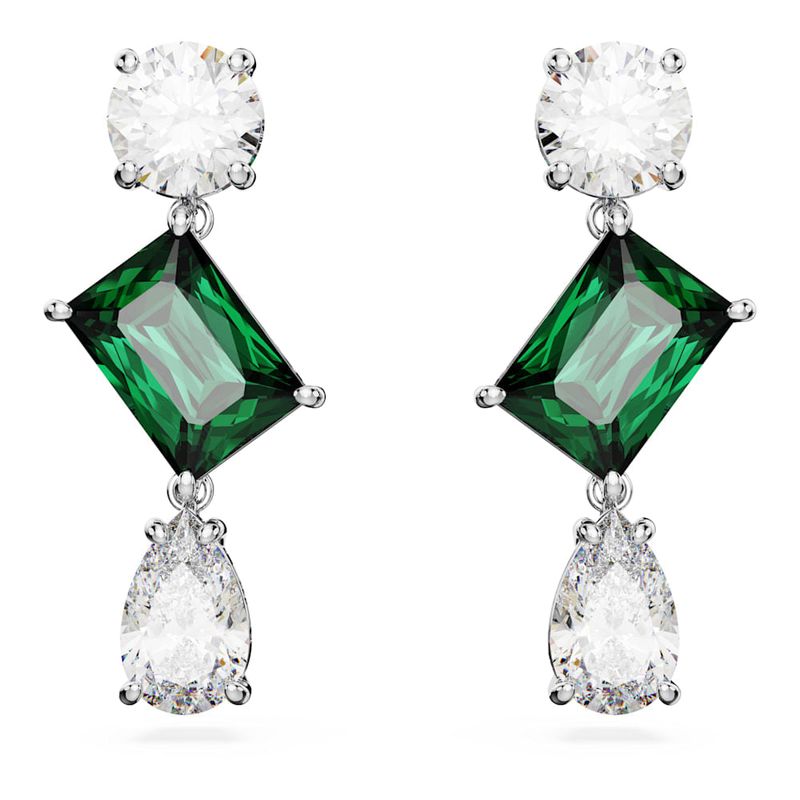 SWAROVSKI - Pendientes Swarovski Mesmera Tallas Mixtas Verdes Rodio 5665878