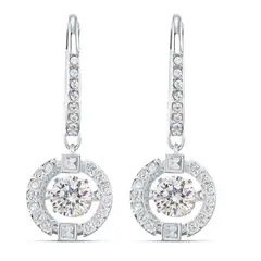 SWAROVSKI - Aretes Sparkling Dance Blanco Baño De Rodio 5504652