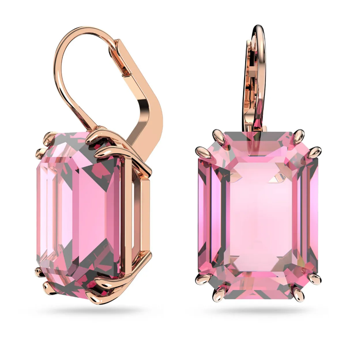 SWAROVSKI - Aros Swarovski Millenia Cristal De Talla Octogonal Rosa 5619502