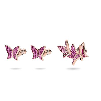 Imagen 2 del producto Aretes Lilia Mariposa Baño Tono Oro Rosa 5636428