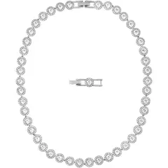 SWAROVSKI - Collar Angelic Blanco - Baño De Rodio Joya Original 5117703
