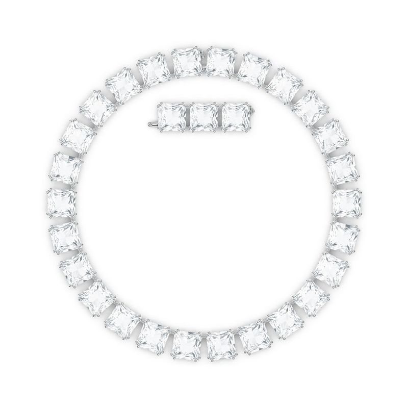 SWAROVSKI - Collar Swarovski Millenia Cristales De Talla Cuadrado Rodio 5599206