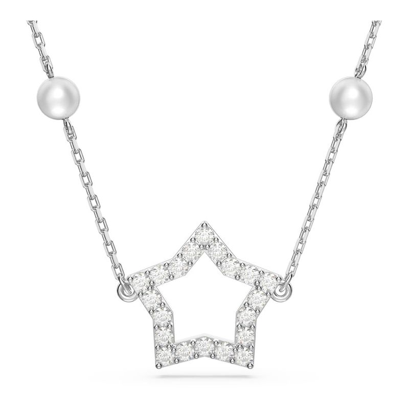 SWAROVSKI - Collar Swarovski Stella Crystal Pearls Estrella Rosa 5645382