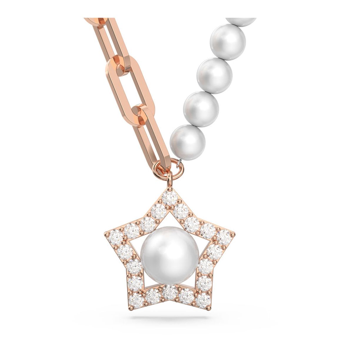 SWAROVSKI - Collar Swarovski En Y Stella Talla De Cometa Estrella Rosa 5645383