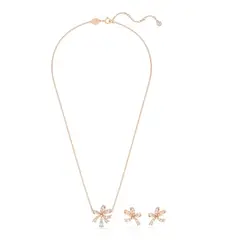 SWAROVSKI - Conjunto Volta Lazo Blanco Baño Tono Oro Rosa 5661680