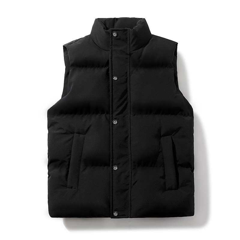 KNOWMLAB - Parka Sin Mangas Hombre Negro