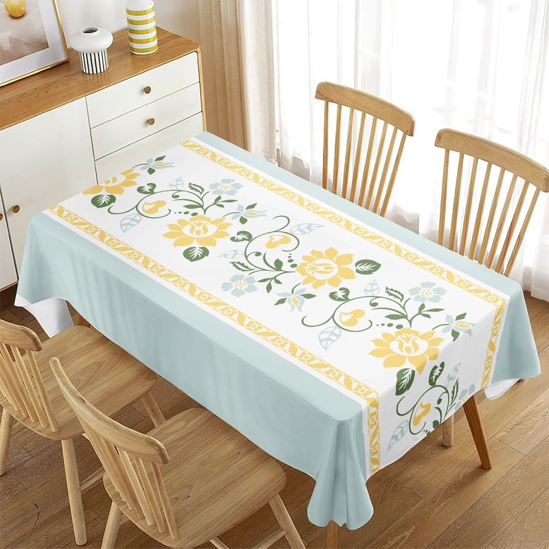 GENERICO - MANTEL RECTANGULAR ESTAMPADO ANTIMANCHA