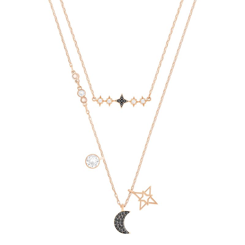 SWAROVSKI - Conjunto De Collar Swarovski Glowing Moon Multicolor Baños 5273290