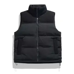 KNOWMLAB - Parka Sin Mangas Hombre Negro