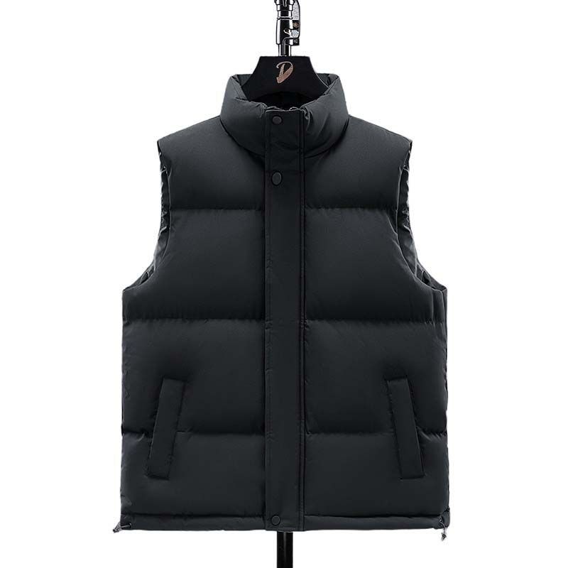 KNOWMLAB - Parka Sin Mangas Hombre Negro