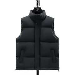 KNOWMLAB - Parka Sin Mangas Hombre Negro