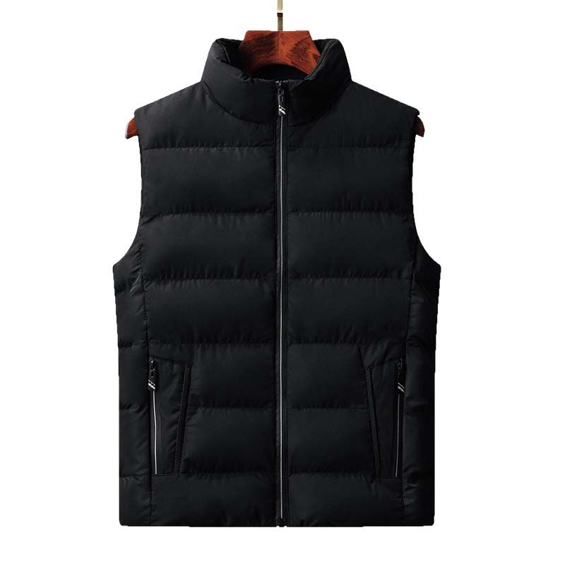 KNOWMLAB - Parka Sin Mangas Hombre Negro