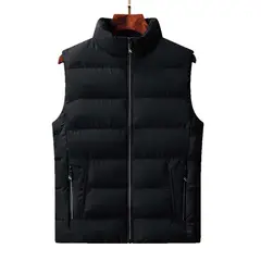 KNOWMLAB - Parka Sin Mangas Hombre Negro