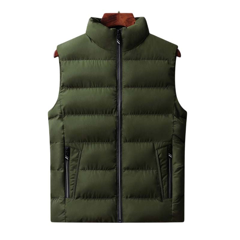 KNOWMLAB - Parka Sin Mangas Hombre Negro