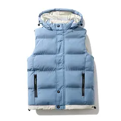 KNOWMLAB - Parka Sin Mangas Hombre Amarillo