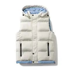 KNOWMLAB - Parka Sin Mangas Hombre Amarillo