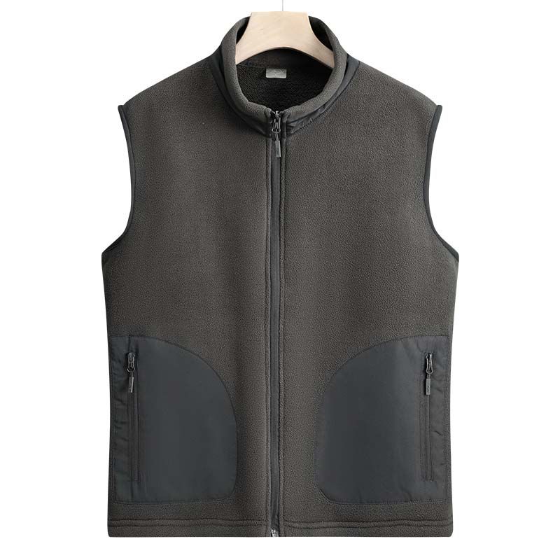 KNOWMLAB - Parka Sin Mangas Hombre Gris