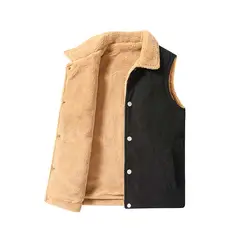KNOWMLAB - Parka Sin Mangas Hombre Negro
