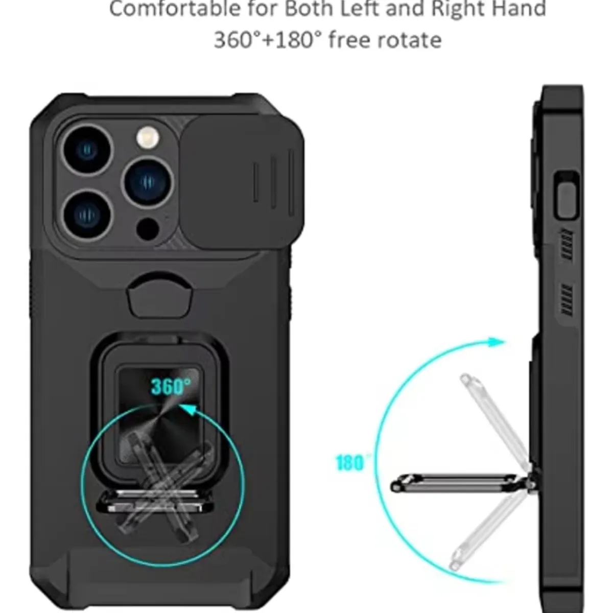 GENERICO - Carcasa Para iPhone 16e Antigolpes Tapa Cámara Y Tarjetas