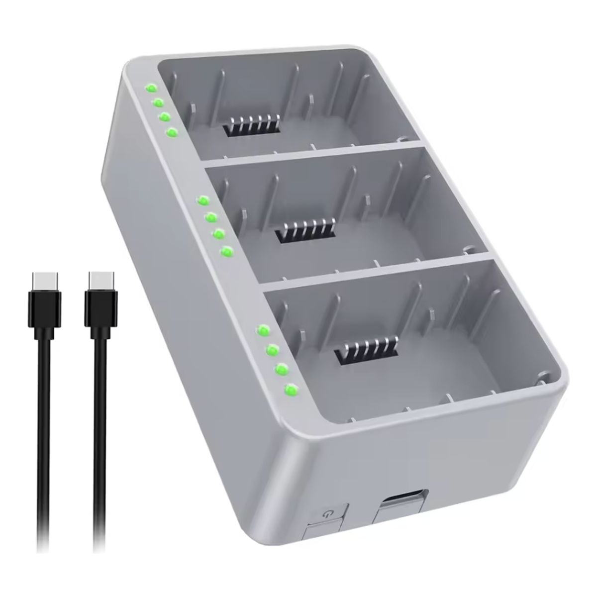GENERICO - Cargador Hub Carga 3 Baterías Para Dji Mini 4 Pro Mini 3 Pro