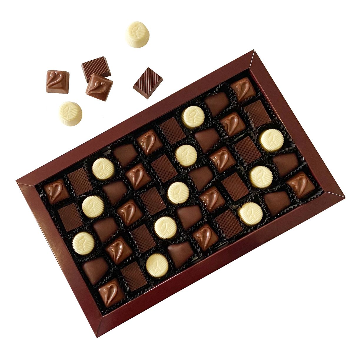 BOMBONES DOS CASTILLOS - Caja de Chocolates Sin Azúcar Dos Castillos N3