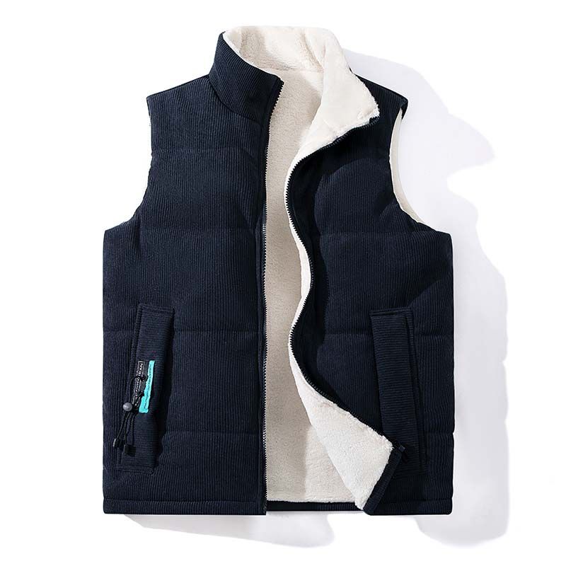 KNOWMLAB - Parka Sin Mangas Hombre Negro