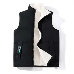 KNOWMLAB - Parka Sin Mangas Hombre Negro