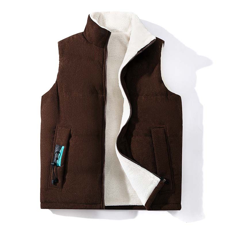 KNOWMLAB - Parka Sin Mangas Hombre Negro