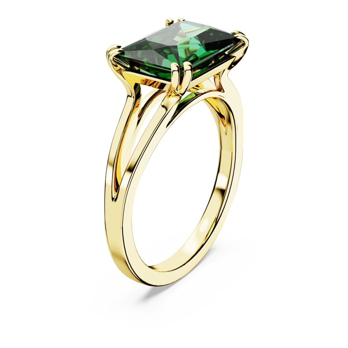 SWAROVSKI - Anillo Swarovski De Cóctel Matrix Talla Rectangular Oro 5677150.-