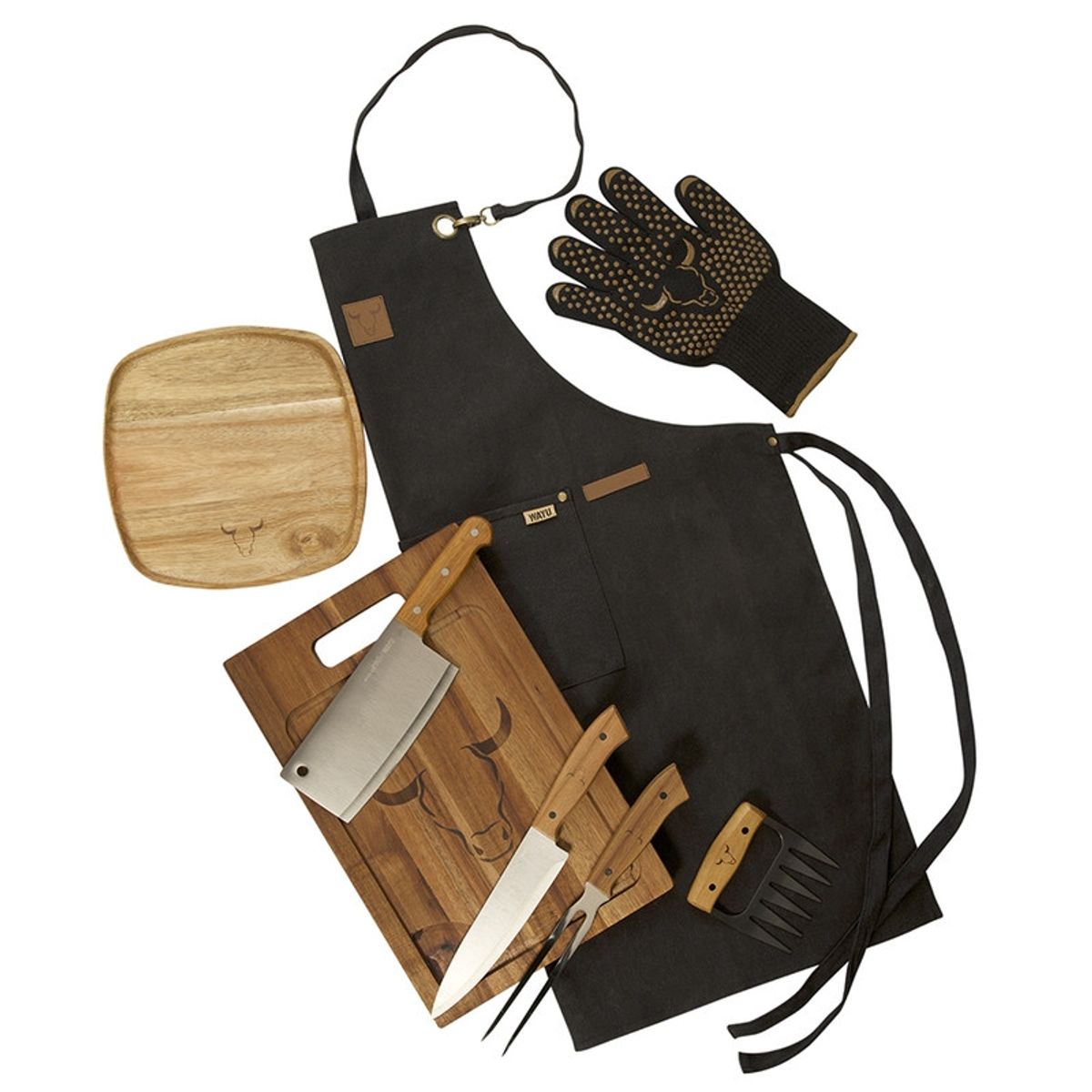 WAYU - Combo Parrilla 96 Wayu 7 Piezas Profesional