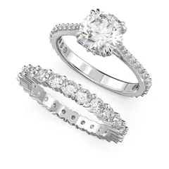 SWAROVSKI - Anillo Constella Conjunto Talla Princesa Rodio 5649214